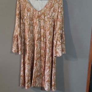 New Direction snake skin print Dress XL NWOT